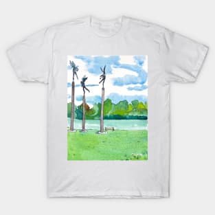 Fairies on Kelly Drive in Philadelphia T-Shirt